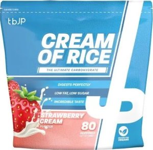 Trained by JP - Kleik Ryżowy, Cream of Rice, Strawberry Cream, Proszek, 2000g 1