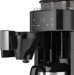 Ekspres przelewowy Gastroback Grind & Brew Pro Thermo, Drip coffee maker, 1 L, Coffee beans, Ground coffee, Built-in grinder, 850 W, Black, Stainless steel 3