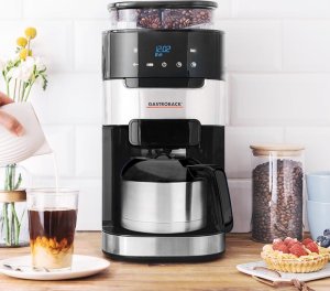 Ekspres przelewowy Gastroback Grind & Brew Pro Thermo, Drip coffee maker, 1 L, Coffee beans, Ground coffee, Built-in grinder, 850 W, Black, Stainless steel 4