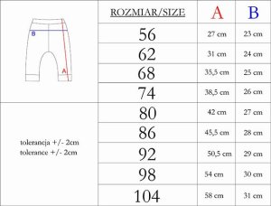 Spodnie na szelkach dla dziewczynki róż Nelly Nicol 104 3