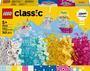 Classic Magiczny zestaw z przezroczystymi klockami (11040) 1