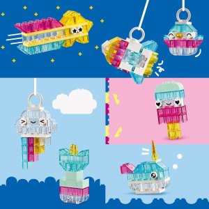 Classic Magiczny zestaw z przezroczystymi klockami (11040) 5