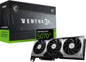 Karta graficzna MSI GeForce RTX 5070 Ti Ventus 3X OC 16GB GDDR7 DLSS4 1