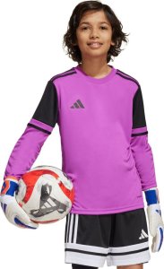 Koszulka bramkarska dla dzieci adidas Squadra 25 Long Sleeve fioletowa JJ1939 152cm 1
