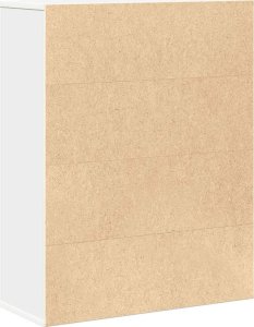 Regał, biały, 60x24x76,5 cm, materiał drewnopochodny 7