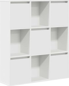 Regał, biały, 89x24x101,5 cm, materiał drewnopochodny 2