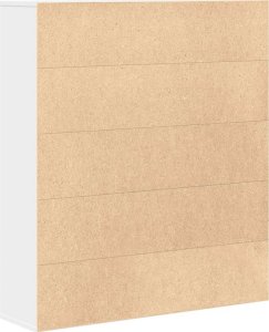 Regał, biały, 89x24x101,5 cm, materiał drewnopochodny 6