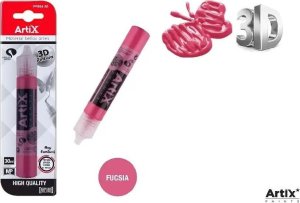 Farba strukturalna 3D fuksja 30ml EDUKAMP 1