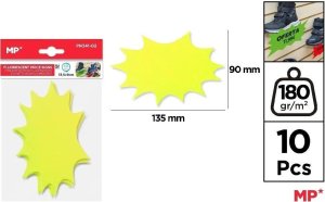 Etykiety cenowe fluorescencyjne żółte 135x90mm EDUKAMP 1