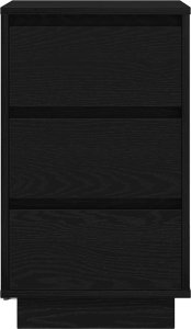 vidaXL Szafka nocna z oświetleniem LED Czarna 38x34x65 cm 7