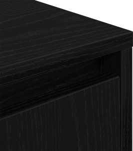 vidaXL Szafka nocna z oświetleniem LED Czarna 38x34x65 cm 10