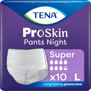 Majtki chłonne Pieluchomajtki Pieluchy dla dorosłych Tena Night L 10 sztuk 1
