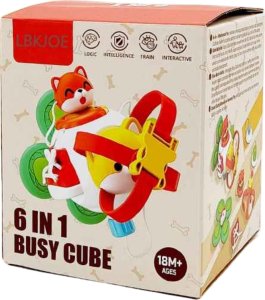 Kostka Edukacyjna Zabawka Dla Dzieci Sensoryczna Kolorowa Piłka Rozwojowa 11