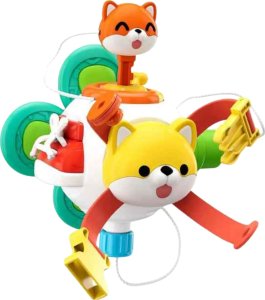 Kostka Edukacyjna Zabawka Dla Dzieci Sensoryczna Kolorowa Piłka Rozwojowa 4