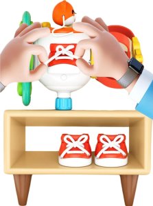 Kostka Edukacyjna Zabawka Dla Dzieci Sensoryczna Kolorowa Piłka Rozwojowa 8