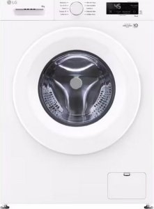LG Washing Machine | F4X1008NWH | Energy efficiency class A | Front loading | Washing capacity 8 kg | 1400 RPM | Depth 56 cm | Width 60 cm | Display | LCD | Steam function | Direct drive | Wi-Fi | White 1