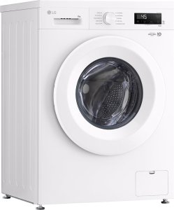 LG Washing Machine | F4X1008NWH | Energy efficiency class A | Front loading | Washing capacity 8 kg | 1400 RPM | Depth 56 cm | Width 60 cm | Display | LCD | Steam function | Direct drive | Wi-Fi | White 2