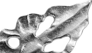 Figurka ozdobna liść srebrny IR0178 7