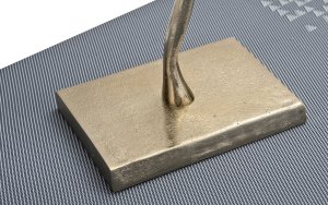 Figurka ozdobna liść miłorzębu złota IR0073 5