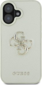 Guess Grained Big 4G Logo Small Classic Logo case for iPhone 16 green 3