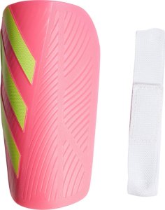 Ochraniacze piłkarskie dla dzieci adidas Tiro Club różowo-limonkowe JM8364 M 1