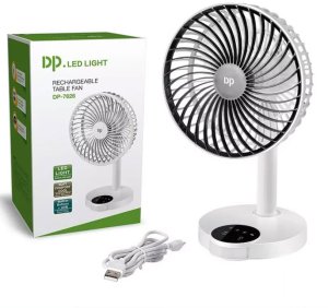 Rechargeable desk fan DP 7626, with LED light 1