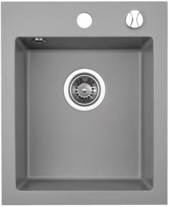Sink BRENOR RIGO, gray, 40.5 x 48.5 cm 1