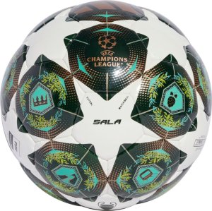 Piłka nożna adidas UCL Pro Sala 24/25 zielono-biała JH1294 FUTS 2