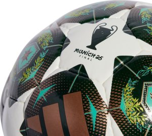 Piłka nożna adidas UCL Pro Sala 24/25 zielono-biała JH1294 FUTS 3