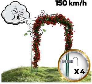 Pergola ogrodowa łuk 240 cm Plonos PL-990 11