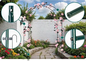 Pergola ogrodowa łuk 240 cm Plonos PL-990 7