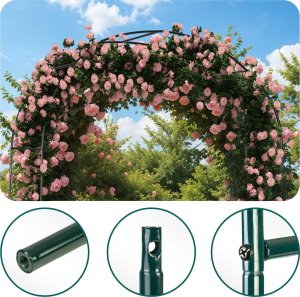 Pergola ogrodowa łuk 240 cm Plonos PL-990 10