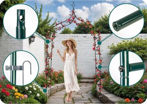 Plonos Pergola ogrodowa łuk 265 cm PL-991 6