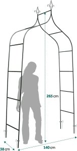 Plonos Pergola ogrodowa łuk 265 cm PL-991 7