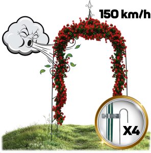 Plonos Pergola ogrodowa łuk 265 cm PL-991 10