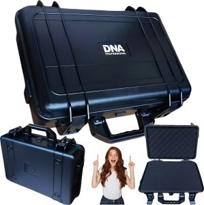 DNA CASE IP 38x29 solidna walizka case transportowy wodoszczelny pyłoszczelny czarny IP65 38x29x11,8 cm 1