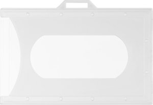 Identyfikator na kartę twardy holder typ K plastikowy 59x92mm 50szt 2