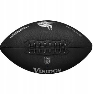 Wilson NFL Team Metallic Premiere Minnesota Vikings Ball WF4015821XB Czarne 9 3