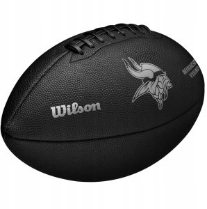 Wilson NFL Team Metallic Premiere Minnesota Vikings Ball WF4015821XB Czarne 9 4