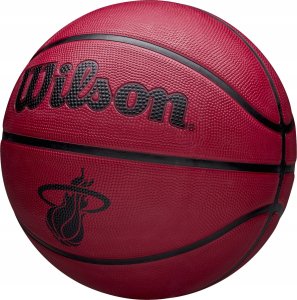 Wilson Wilson NBA Team Tribute Solid Miami Heat Ball WZ4025416XB Czerwone 5 6