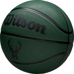 Wilson NBA Team Tribute Solid Milwaukee Bucks Ball WZ4025417XB Zielone 5 6