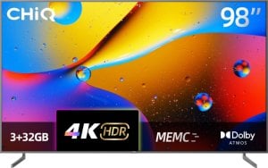 Chiq U98F8TG 98" 249cm 16:9 UHD QLED Google TV bk (Speditionsversand) 1