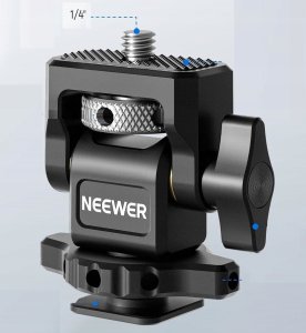 Głowica Neewer Profesjonalna Głowica 4,2kg 3D 360 na Monitor Gwint 1/4" Stopka ISO NEEWER MA002 6