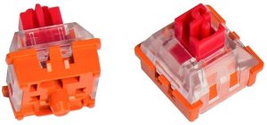 Klaviatūra Keychron Lava Optical Switch Set - Raudona | 87vnt. 1