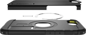 Etui Spigen Tough Armor z MagSafe na iPhone SE 4 (2025) z podstawką - czarne 10