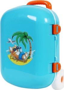 Walizka Dla Dzieci Zamykana Na Kółkach Wakacyjna Grafika Wygodna Rączka 2