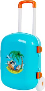 Walizka Dla Dzieci Zamykana Na Kółkach Wakacyjna Grafika Wygodna Rączka 3