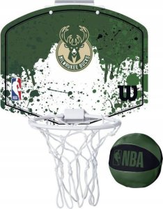 Wilson NBA Team Milwaukee Bucks Mini Hoop WTBA1302MIL Zielone One size 1