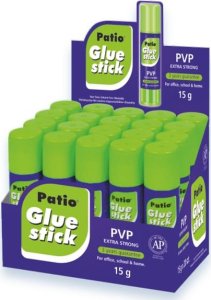 Patio klej szkolny biurowy w sztyfcie pvp 15 g 2