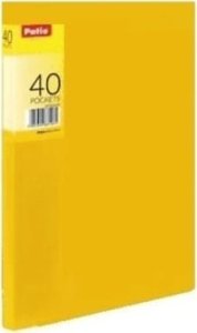 Teczka z 40 koszulkami clear book żółta 1